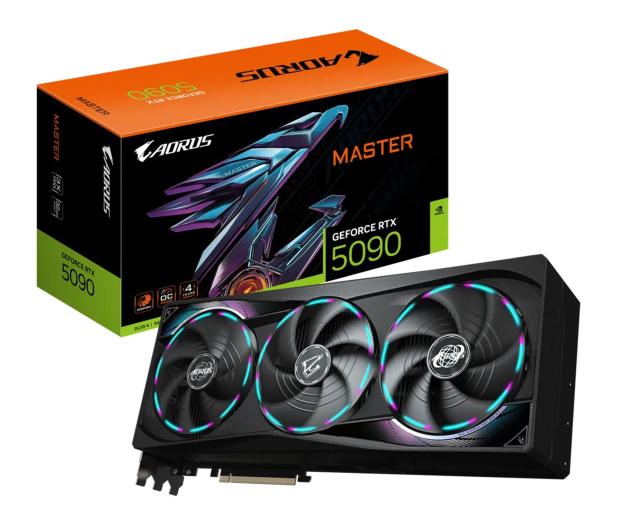 GIGABYTE GeForce RTX 5090 AORUS Master 32GB GDDR7 DLSS4 - 1309813 - zdjęcie